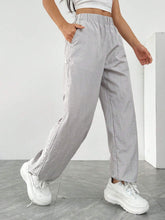 EZwear Decorative Bowknot Sporty Casual Pants